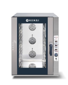 Piec konwekcyjno-parowy Hendi Nano - elektryczny, sterowanie elektroniczne 12x GN 1/1 | Hendi 223086