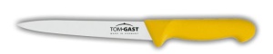 Nóż do filetowania - giętki 16 cm żółty - TOM-GAST