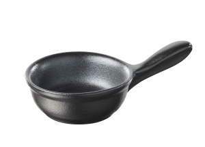 Porcelanowa mini patelnia czarna 20 ml BELLE CUISINE NOIR - REVOL