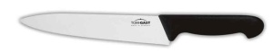 Nóż kuchenny, wąski 20 cm czarny - TOM-GAST