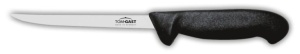Nóż do filetowania - giętki 15 cm czarny - TOM-GAST