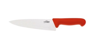 Nóż szefa kuchni 20 cm czerwony - TOM-GAST
