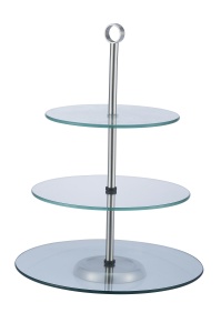 Patera 3 stopniowa szklana