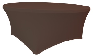 Pokrowiec na stół okrągły śr. 122 cm czekolada - VERLO