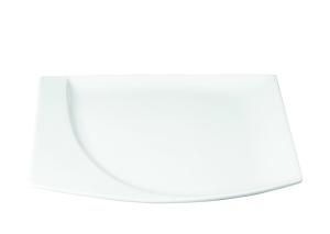 Talerz płaski kwadratowy 32 x 21 cm MAZZA - RAK PORCELAIN