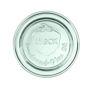 Pokrywa szklana Weck 80 mm - op. 6 szt. - WECK