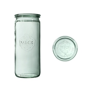 Słoik cylindryczny z pokrywką 1590 ml WECK op. 6 szt.