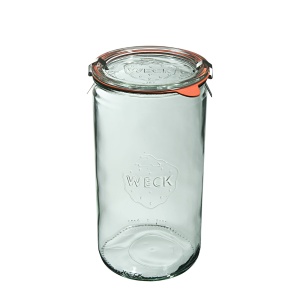 Słoik cylindryczny z pokrywką, uszczelką i 2 zapinkami 1590 ml WECK op. 6 szt.