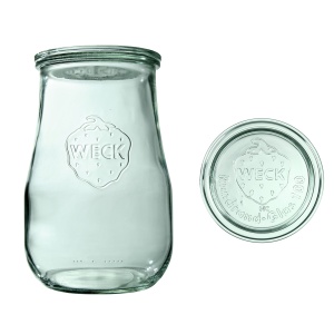 Słoik TULPE 2700 ml z pokrywą - op. 4 szt - WECK