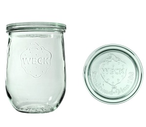 Słoik TULPE 1062 ml z pokrywą - op. 6 szt - WECK