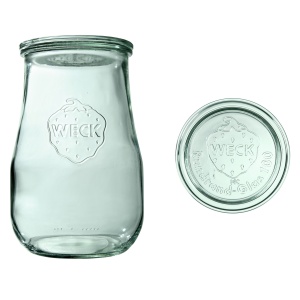 Słoik TULPE 1750 ml z pokrywą - op. 4 szt - WECK