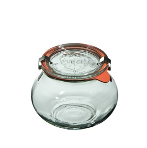 Słoik SCHMUCK 560 ml z pokrywą, uszczelką i 2 zapinkami - op. 6 szt - WECK