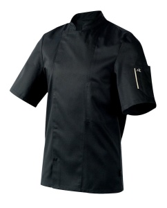 Kitel czarny, krótki rękaw rozmiar XXXL NERO, - ROBUR