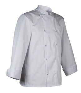 Kitel biały, długi rękaw rozmiar L MELBOURNE - ROBUR