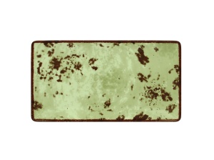 Talerz prostokątny 33 x 18 cm szary PEPPERY - RAK PORCELAIN - R-EDRG33PGY-12