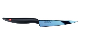 Nóż szefa kuchni kuty Titanium dł. 12 cm niebieski