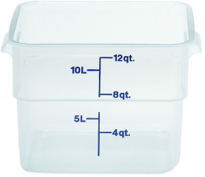 Pojemnik na żywność z przeźroczystego polipropylenu 11,4 l - CAMBRO