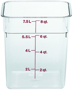 Pojemniki na żywność z poliwęglanu Camwear 7,6 l - CAMBRO