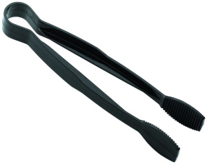 Szczypce Lugano płaskie 15 cm czarny - CAMBRO