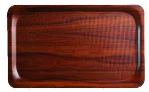 Taca Mykonos prostokątna orzech 33 x 43 cm - CAMBRO