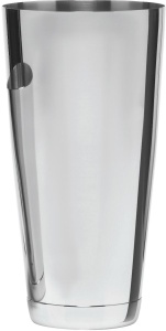 Shaker bostoński jednoelementowy ze stali nierdzewnej - 0,8 l - BAREQ