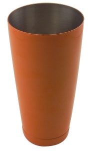 Shaker bostoński - obciążony 0,8 l pomarańczowy - BAREQ