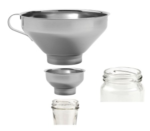 Lejek ze stali nierdzewnej do słoików o śr. 3,5 - 6 cm - DE BUYER