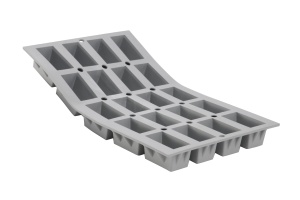 Silikonowa mata do ciastek mini ciast ELASTOMOULE - DE BUYER