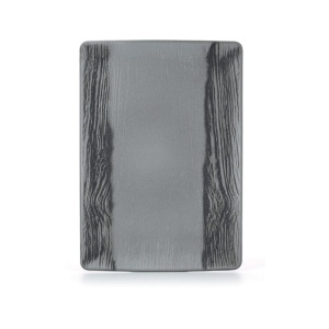 Talerz prostokątny 32 x 23 cm szary ARBORESCENCE - REVOL