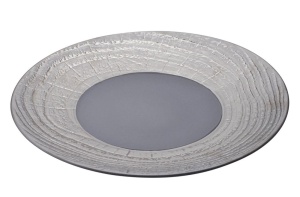 Talerz płaski 31 cm srebrno-szary ARBORESCENCE - REVOL