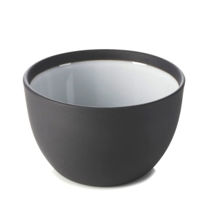 Miska mała 11 cm biało-czarna SOLID - REVOL