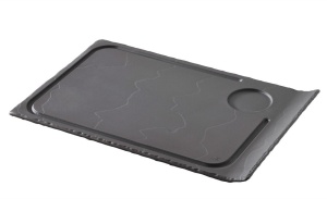 Talerz z wycięciem na kubek 33 x 22 cm BASALT - REVOL