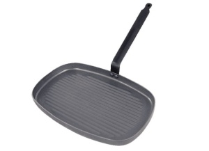Patelnia prostokątna grillowa CARBONE PLUS - DE BUYER