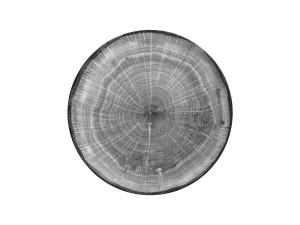 Talerz płaski szary 29 cm WOODART - RAK PORCELAIN
