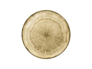 Talerz płaski brązowy 24 cm WOODART - RAK PORCELAIN