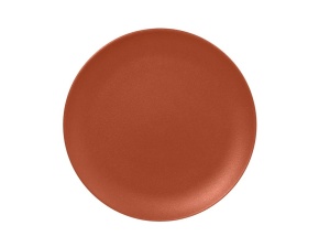 Talerz płaski Nano Magma 27 cm ceglasty NEOFUSION - RAK PORCELAIN
