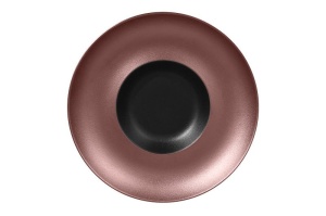Talerz głęboki gourmet brązowy 29 cm METALFUSION - RAK PORCELAIN