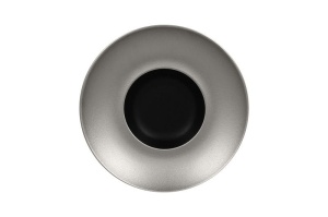 Talerz głęboki gourmet srebrny 26 cm METALFUSION - RAK PORCELAIN