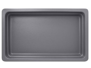 Pojemnik GN 1/1 h-6,5 cm z porcelany szary mat - RAK PORCELAIN