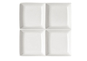 Talerz bufetowy - dzielony 20 x 20 cm MINIMAX - RAK PORCELAIN
