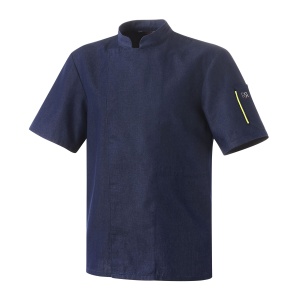 Kitel jeans, krótki rękaw rozmiar M NERO - ROBUR