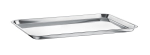 Taca prostokątna stalowa 28x22 cm