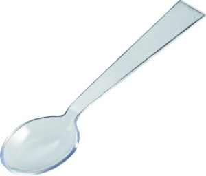 Mini łyżeczka jednorazowa dł. 9,5 cm