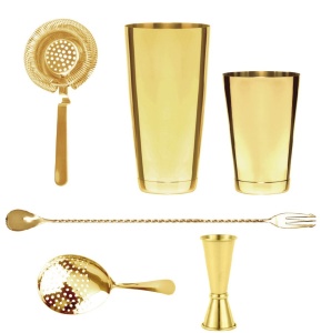 Set barmański złoty BAREQ