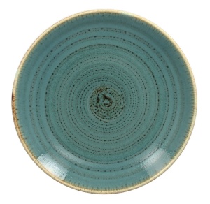 Talerz płaski 27 cm morski TWIRL ? RAK PORCELAIN