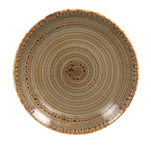 Talerz płaski 31 cm brązowy TWIRL ? RAK PORCELAIN