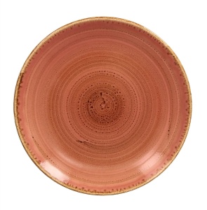 Talerz płaski 15 cm czerwony TWIRL ? RAK PORCELAIN