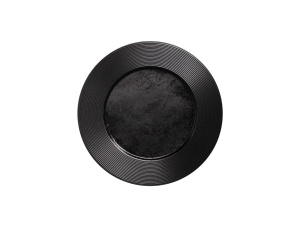 Talerz płaski EDGE 31 cm KARBON czarny ? RAK PORCELAIN