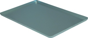 Aluminiowa taca - srebrna 40x25 cm