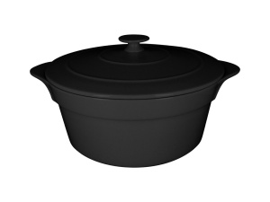 Kociołek porcelanowy 4600 ml czarny NEOFUSION ? RAK PORCELAIN